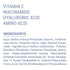 Niacinamide with Hyaluronic Acid Vitamin C Serum For Face, Amino Acid Facial Serum, All Skin Types & Skincare Hydrating, Oil-Free Moisturizing, 1 ...