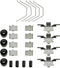 Dorman HW5878 Front Disc Brake Hardware Kit Compatible with Select Models...