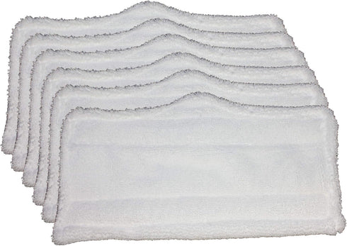 6 pc Microfiber Pads (XT3101) for Shark Steam Mop S3101, S3250, S3202...
