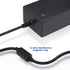 DC 12V 5A Power Supply Adapter, US Plug, 4.6FT Power Cord, AC 100-240V to DC 12V 5A Switching Transformer Jack 5.5mm x 2.5mm for LED Strip, Light,...