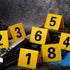 10 Pcs Evidence Markers Detective Scene Markers Murder Mystery Party Decorations Number ID Tents for Clue Game Murder Theme Halloween Party Suppli...