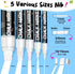 White Window Chalk Markers Pen: 6 Pack White Glass Marker, Liquid Chalk Marker for Chalkboard Signs, Car Window Paint Marker Pen for Bistro, Jars,...