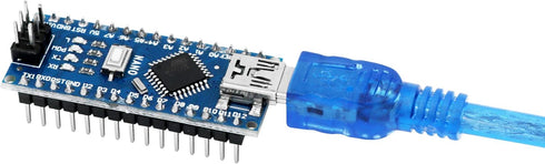 Nano V3.0, Nano Board ATmega328P 5V 16M Micro-Controller Board Compatible with Arduino IDE (Nano x 3 with USB Cable)...