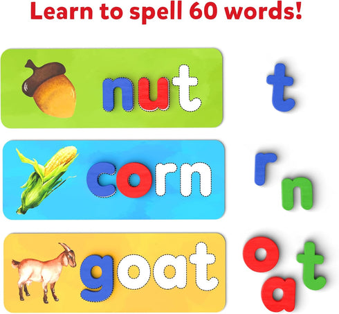 Skillmatics Preschool Learning Activity - Ready to Spell, Stage-Based Learning to Improve Vocabulary & Spelling, Educational Toy, Gifts for Boys &...