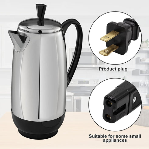 New 1/2 inch 2ft Cord Compatible with Farberware Coffee Pot Percolator Cord...