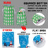 Christmas Gift Bags Assorted Sizes, 22pcs Drawstrings Christmas Bags For Gifts, Presents Wrapping Bags Favor Goody Bags Reusable Plastic Xmas Holi...