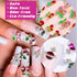 40PCS Cherry Nail Charms with 3D Crystals Design, Kawaii Nail Charms with Heart and Planet Nail Charms, Cherry Nail Charms Art Shiny Gems Nail Mak...