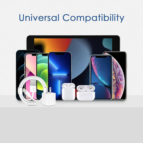 i Phone Charger,2Pack 6FT 5W USB to Lightning Cable Quick Fast Charging Cord USB Wall Chargers Power Adapter for i Phone 13/12/11/X/8 Plus/XR/XS M...
