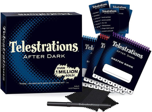 Telestrations After Dark Adult Board Game | An Adult Twist on The #1 Party Game | The Telephone Game Sketched Out | Ages 17+...