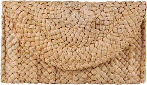 Freie Liebe Straw Clutch Purses for Women Summer Beach Bags Envelope Woven Clutch Handbags...