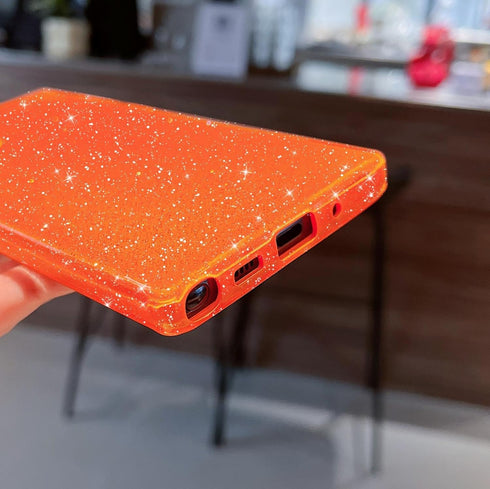 MINSCOSE Compatible with Samsung Galaxy Note 10 Case,Cute Bling Glitter Thin Slim Shockproof TPU Sparkly Cover for Women Girl for Galaxy Note 10 6...