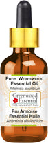 Pure Wormwood Essential Oil (Artemisia Absinthium) with Glass Dropper Steam Distilled 30ml (1 oz)...
