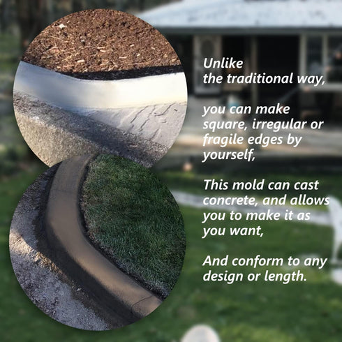 Concrete Trowel Tools for Masonry Cement Hand Plastering Plastic,Mortar Repair Margin Finish Pointing Tile Curved for Garden Corner Flooring Molds...