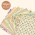 6x6” 160gsm cardstock Single Sided Scrapbooking 24 Paper Pad vintage decoupage scrapbook kit patterned paper junk journal supplies journaling supp...
