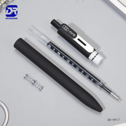 Gel Pens, Writing Pens, 12 Pcs 0.5mm Black Ink Pens Fine Point Smooth Writing Pens, Ball Point Pens for Journaling, Ink Not Skip, Cute Aesthetic O...