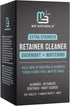 Overnight + Whitening Retainer Cleaner | FSA HSA Approved | Remove Stains, Discoloration, and Plaque | 4 Month Supply | Denture Cleanser with Whit...