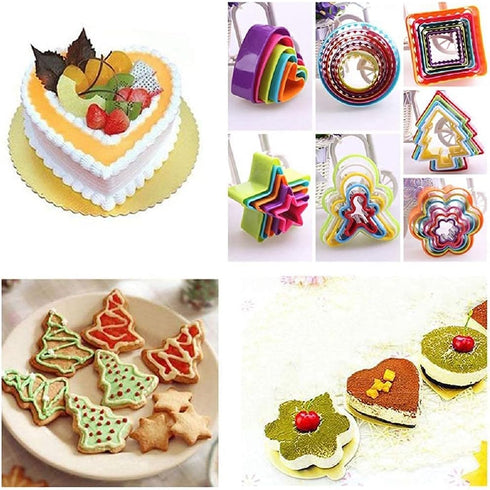 Mayata 5 Set Random Style Cookie Cutter Cake Mold Biscuit Fondant DIY Cake Cookie Mold Biscuit...