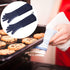 Extra Long Professional Oven Mitts, Non-Slip Silicone Grip Heat Resistant, 1 Pair,19.7" Length,Up to 572? for BBQ Cooking Baking Grilling, Black...