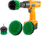4 Packs Drill Brush Kit, Drill Scrubber Attachment Set for Cleaning Kitchen, Stove, Cabinet, Counter, Carpet, Linoleum...