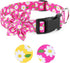 BiPawTi Flower Dog Collar, Soft Small Girl Dog Collar with Floral Patterns Decoration, Cute Daisy Dog Collars for Dogs Puppy, Summer Dog Collar Bo...