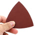 104Pcs Finger Sanding Pads Oscillating Tool Detail Sanding Pads Kit, 100Pcs Finger Sandpaper Sheets 60/80 /100/120 /240 Grits, for Oscillating Too...