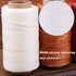 Qmnnma Waxed Thread 284Yards, Leather Sewing Waxed Thread Cord, 150D Waxed Book Binding Thread, Waxed Coated Thread for Beginners Leather Craft DI...