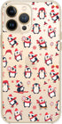 Blingy's for iPhone 13 Pro Case (6.1 inch), Fun Penguin Pattern Cute Winter Cartoon Animal Style Transparent Soft TPU Protective Clear Case (Pengu...