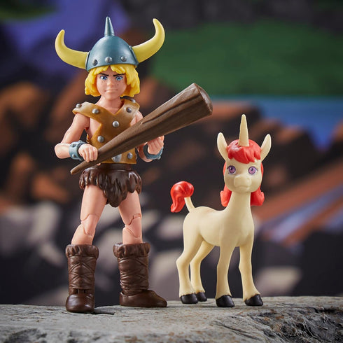 Dungeons & Dragons Cartoon Classics 6-Inch-Scale Bobby & Uni 2-Pack Action Figures, D&D 80s Cartoon, Includes d12 from Exclusive D&D Dice Set...