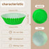 Mini Cupcake Liners Muffin Wrappers Rainbow Bright Baking Cups Paper, 400 Pack...