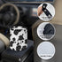 Cow Print Car Garbage Can Waste Basket for Cars - Back Seat, Floor, or Hanging Headrest Car Accessories Interior Road Trip Essentials...