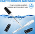 10Pcs Eye Dropper with Durable Rubber Head, 1ml Glass Dropper, Liquid Droppers for Oils, Eye Droppers for Medicine, Precise Pipette Droppers for C...