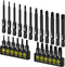 HORUSDY 24-Piece Tamper Resistant Star Bits, S2 Alloy Steel, 1" and 2.3" Long T5 - T40 Security Torx Bit Set....