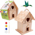 DIY Wooden Birdhouse Painting Kit for Kids, Bird House to Paint Set,Wood Arts and Crafts for Children,Ages 3-12 Build Your Own Bird Houses Set,Inc...