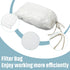 Shappy Compost Tea Bag, Pump Strainer Mesh Filter Bag with Drawstring, 600 ?m for Prevents Clogging During The Straining Process(10 Pieces,23 x 16...