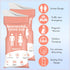 DIBBATU Disposable Urinal Bag,12 PCS 800ML Emergency Urine Bag, Unisex Urinal Bag, Portable Camping Pee Bag, Travel Urine Bags Vomit Bag for Traff...