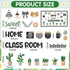 Watersay Modern Farmhouse Classroom Decor Farmhouse Bulletin Board Decorations Home Sweet Classroom Bulletin Board Potted Plant Bows More Farmhous...