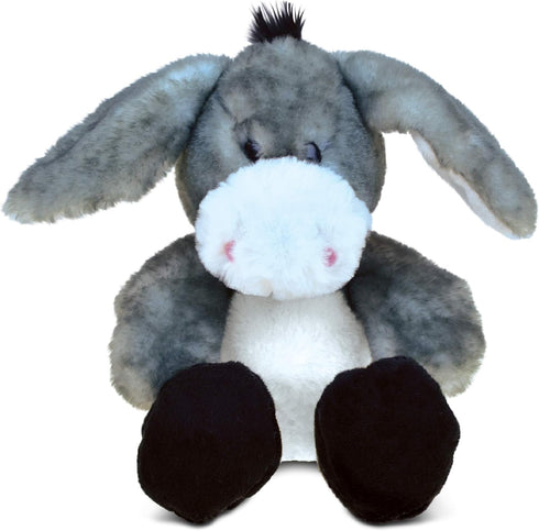 DolliBu Plush Donkey Stuffed Animal - Soft Plush Huggable Grey Donkey Toy, Adorable Floppy Donkey Stuffed Toy, Donkey Gifts for Donkey Lovers for ...