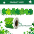67.9 Feet St Patricks Day Bulletin Board Decorations Green Bulletin Board Border Rolled Lucky Clover Bulletin Board Trim for Classroom Office Bull...