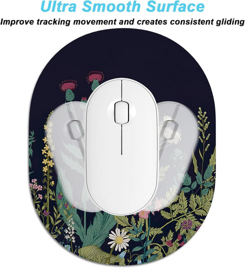 Rimilak Small Mouse Pad 6 x 8 Inch, Takes up Wrist and Mouse Space, Waterproof Compact Mini Mouse Mat for Laptop Computer Wireless Mouse Keyboard ...