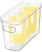 iDesign Crisp Fridge and Pantry Storage Bin with Handles, Container for Food, Drinks, Produce Organization, BPA-Free, 10" x 4" x 6"...