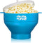 The Original Proper Popper Microwave Popcorn Popper, Silicone Popcorn Maker, Collapsible Bowl BPA Free & Dishwasher Safe - (Turquoise)...