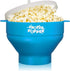 The Original Proper Popper Microwave Popcorn Popper, Silicone Popcorn Maker, Collapsible Bowl BPA Free & Dishwasher Safe - (Turquoise)...