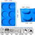 Silicone Muffin Top Pans for Egg, Muffins Eggs Molds for Baking Non-Stick 3" Round Silicone Mold for Muffins, Eggs, Tarts, Corn Bread, Whoopie Pie...