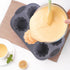 Silicone Brioche Pan 6-Cup, Silicone Cupcake Pan for Baking, Nonstick Bakeware Brioche Molds for Wax Mousse Cake Tart Jelly Pudding Panna Cotta (1...