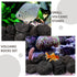INOOMP Aquarium Lava Rocks, 1 Set of Black Volcanic Rocks Natural Lava Pebbles Stones Planter Natural Stones for Fireplaces Fire Pits Plants Culti...