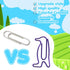Penguin Shaped Paper Clips Small Cute Animal Shaped Bookmarks Paper Clips Funny Office School Supplies Christmas Birthday Gifts for Penguin Lovers...