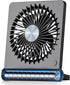 Koonie Portable Desk Fan, 3.5-20hrs Battery Operated Small USB Fan with Ultra Quiet 220° Tilt Folding, Rechargeable Personal Fan with 3 Speeds Str...