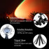 Sunset Lamp Projector Multicolor Changing LED Projection Lamp,Switch Button and APP Control 360 Degree Rotation Sunlight Lamp for Photography, Bed...