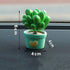 Succulent Pots,Zcargel Car Succulents Potted Decoration Cute Resin Ornaments Car Shaking Head Toy Car Dashboard Decoration for Home, Office and Ga...