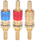 8mm Pair of Water Cooled & Gas Adapter Fitting Quick Connector Set for MIG TIG Welder Torch(Red)...